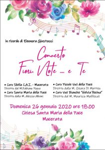 Concerto Fiori, Note... e te