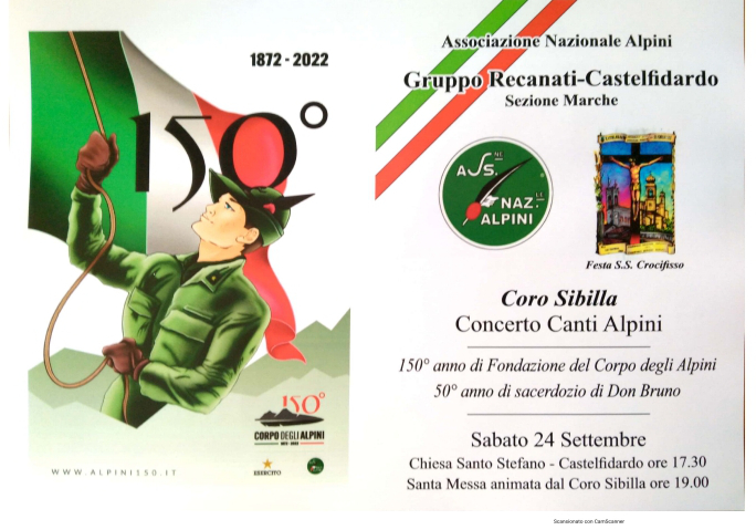 Concerto Canti Alpini Coro Sibilla
